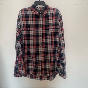 Lands End Men’s Button Down Size L 16-16 1/2 100% cotton